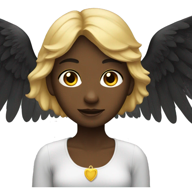 black angel wings emoji