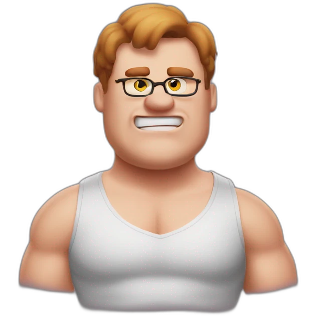 Buff peter griffin as an emoji emoji