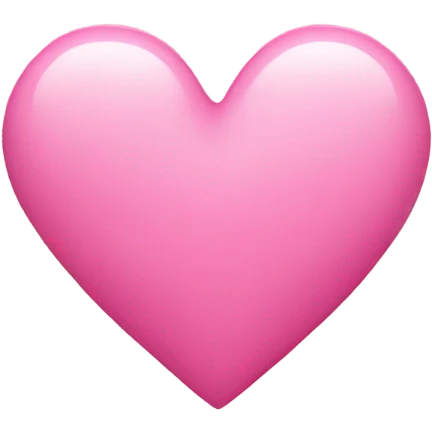 Pink heart emoji