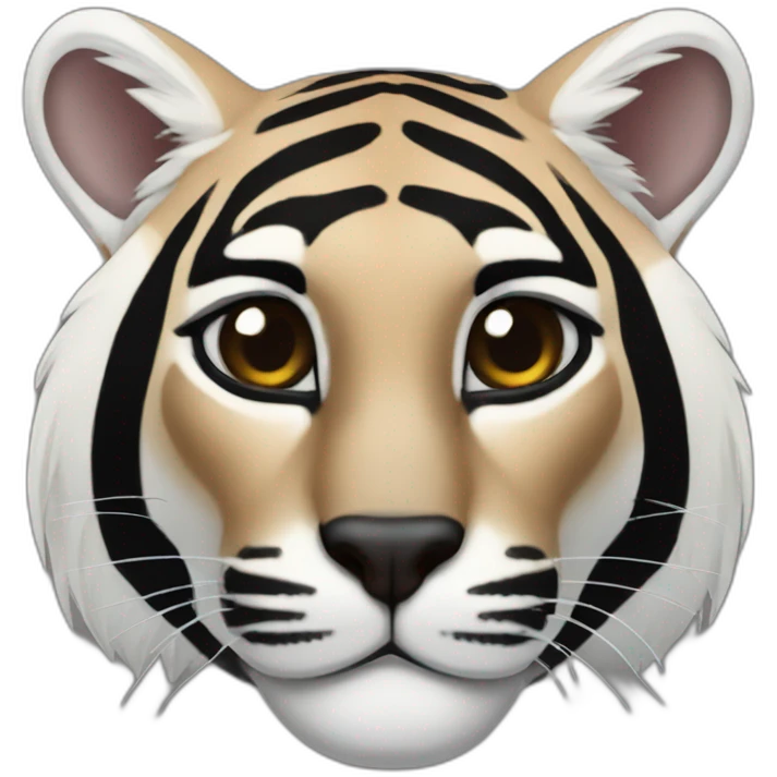 Cougar Zebra Hybrid emoji