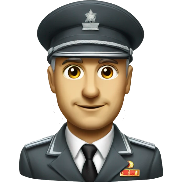 soviet engineer diplomat full scale photoealistic emoji
