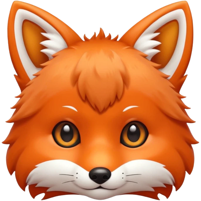 une tête de renard trop kawaii emoji