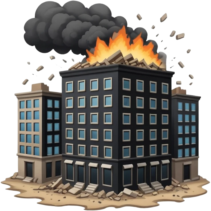earthquake in city emoji