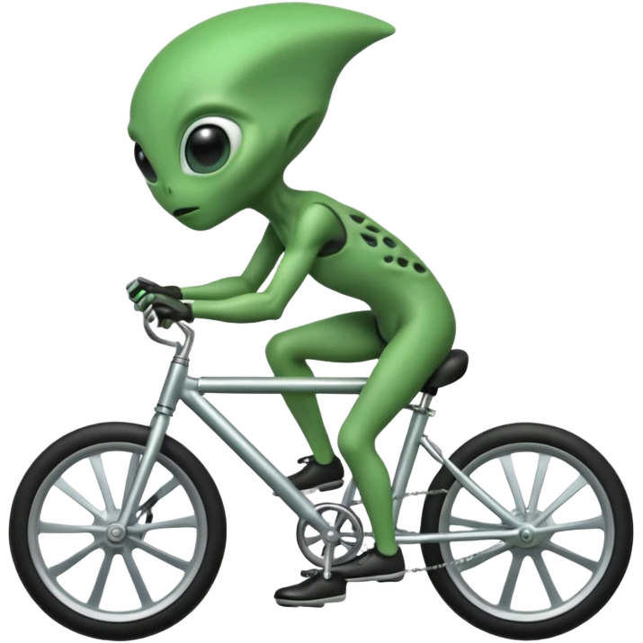 alien on bike emoji