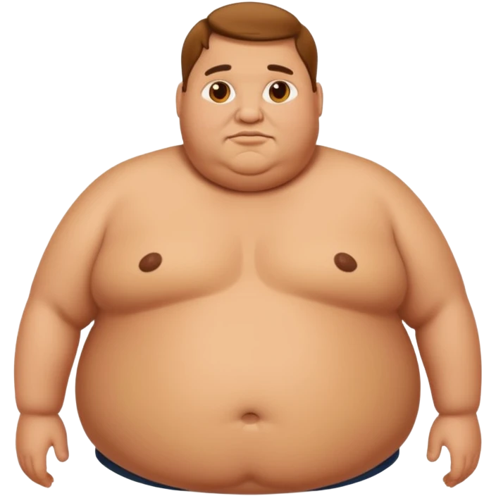 Hombre obeso  emoji
