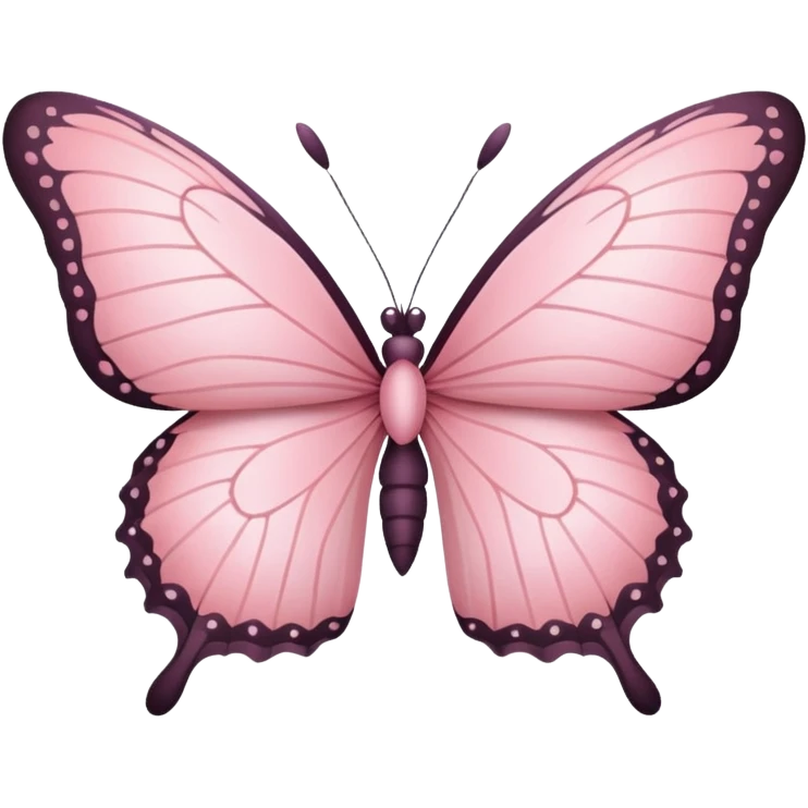 Pastel Pink Butterfly  emoji