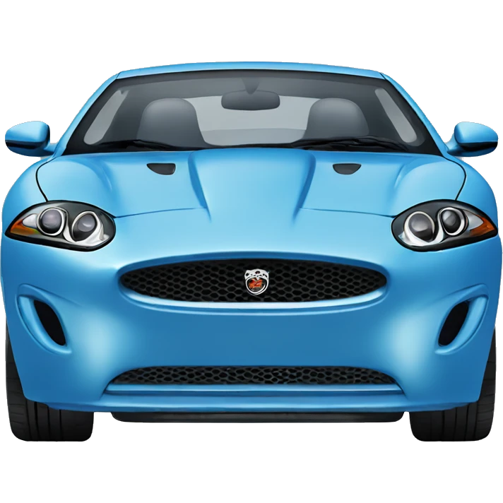 blue jaguar xkr emoji