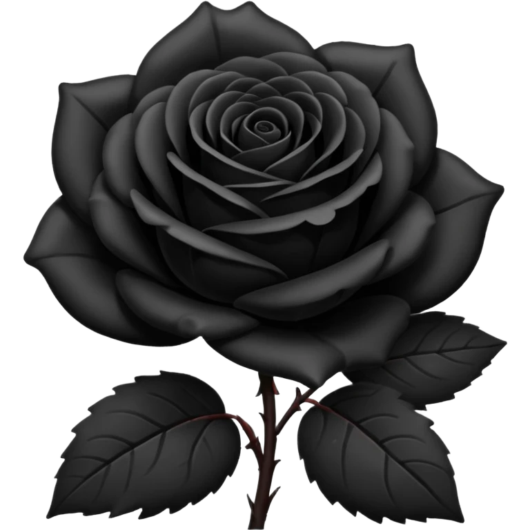 Black rose emoji emoji
