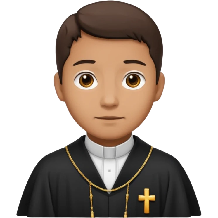 The priest who presides over the wedding emoji