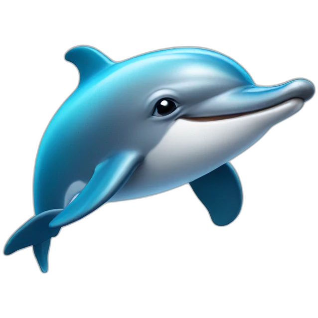 happy dolphin emoji