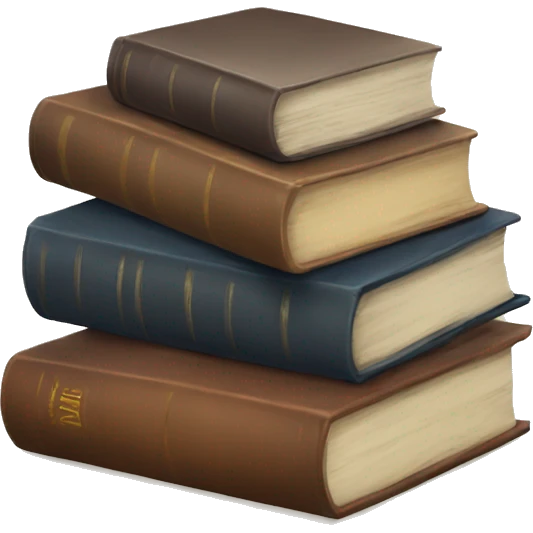 Book stack emoji