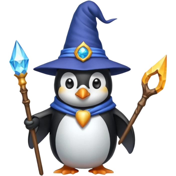 Pinguin Wizard  emoji