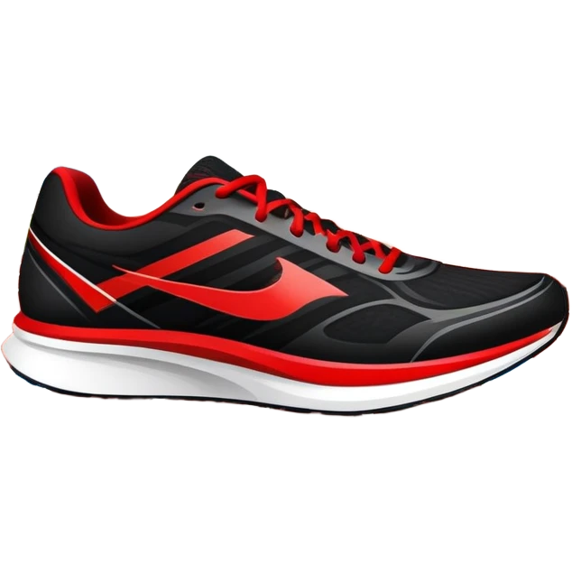 Running shoes placed on a professional track, ready for a sprint. The vibrant background features a stadium with cheering fans, a bright blue sky, and a digital timer displaying race time. Motion lines emphasize speed and energy. Transparent background highlights the athletic spirit. emoji