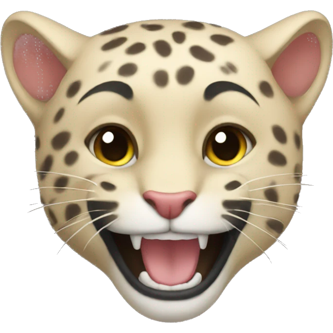 Happy panthere emoji