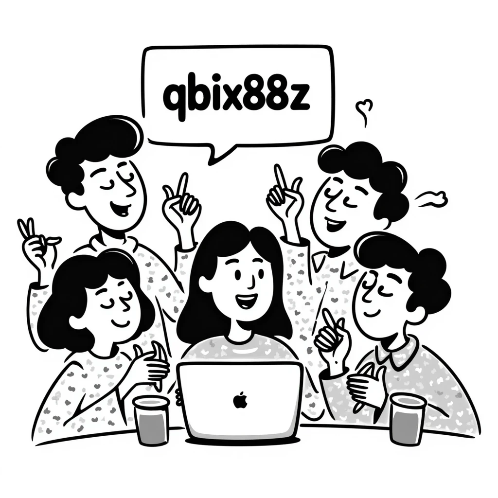 Gaming platform 'qbix88' with large community of players winning together and enjoying benefits emoji