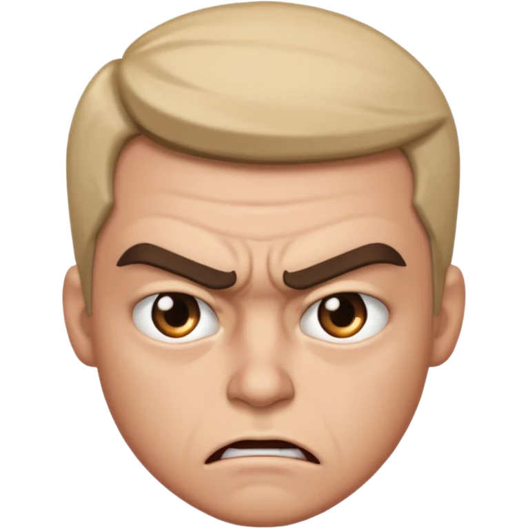 Angry side eye emoji