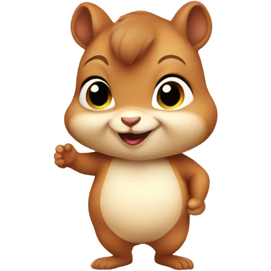 fat baby cute squirrel  emoji