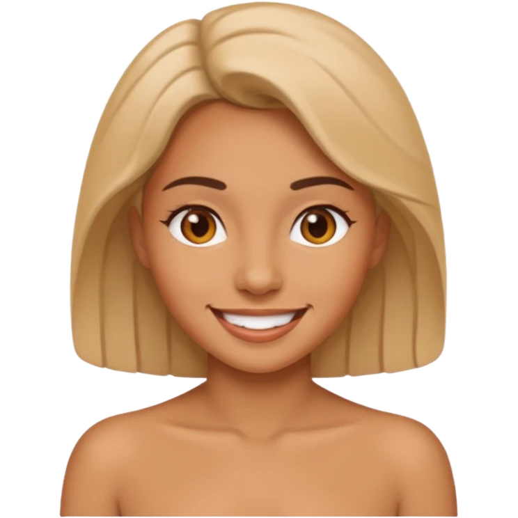 Mujer sin ropa emoji