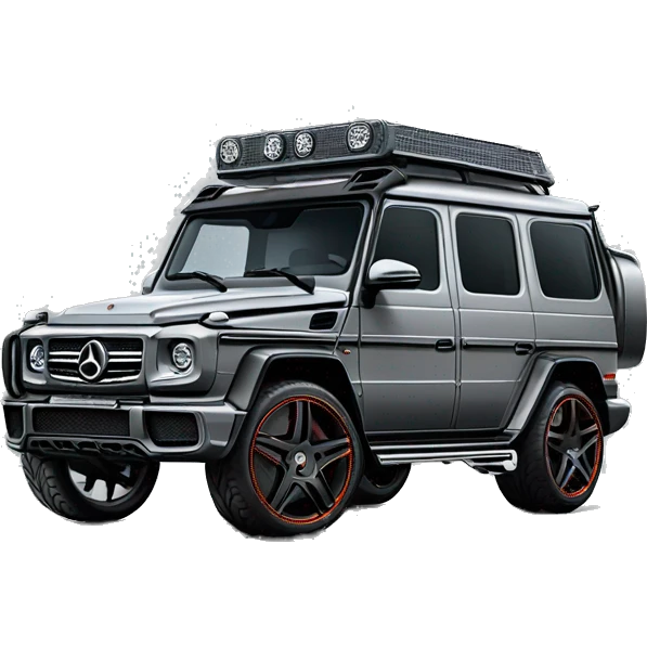 Grey Brabus gwagon  emoji