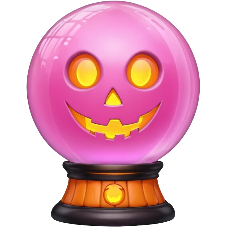 pastel pink orange halloween   globe emoji
