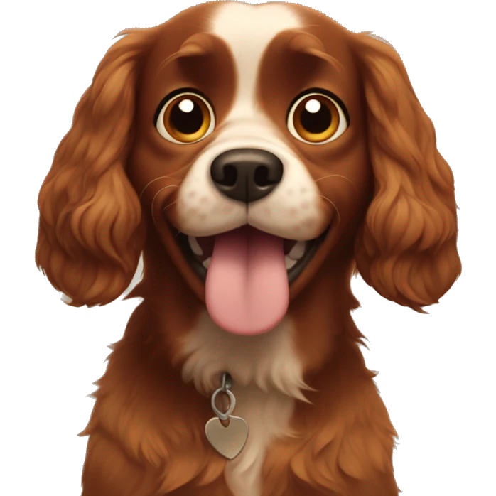 Pixar spaniel emoji