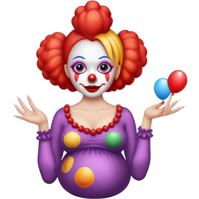 🤡💅🏻🤰 emoji
