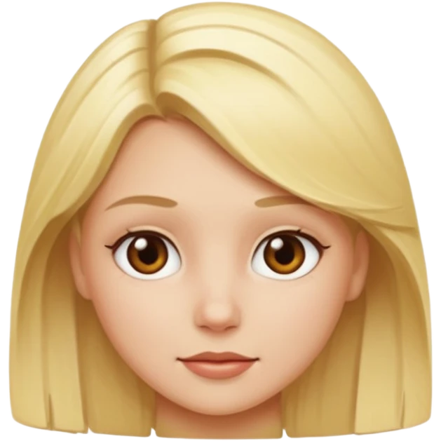 Blonde girl  emoji