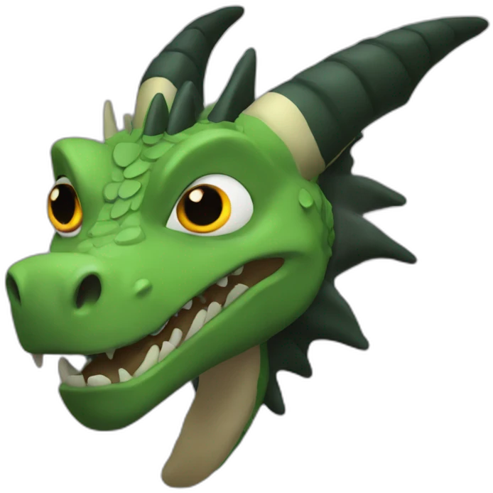 Krokmou dragon simple emoji