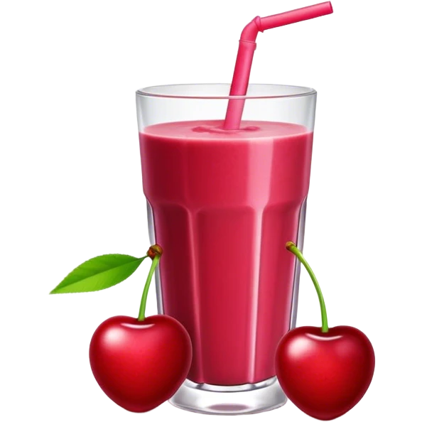 cherry smoothie emoji