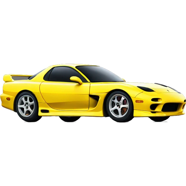 yellow rx7 fd3s emoji