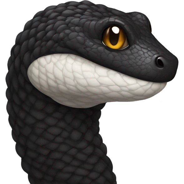 Black boa emoji