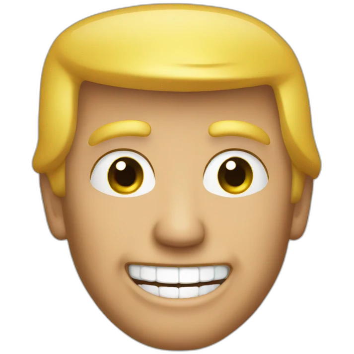 trump smiling emoji