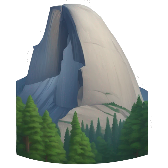 half dome in a chircle emoji