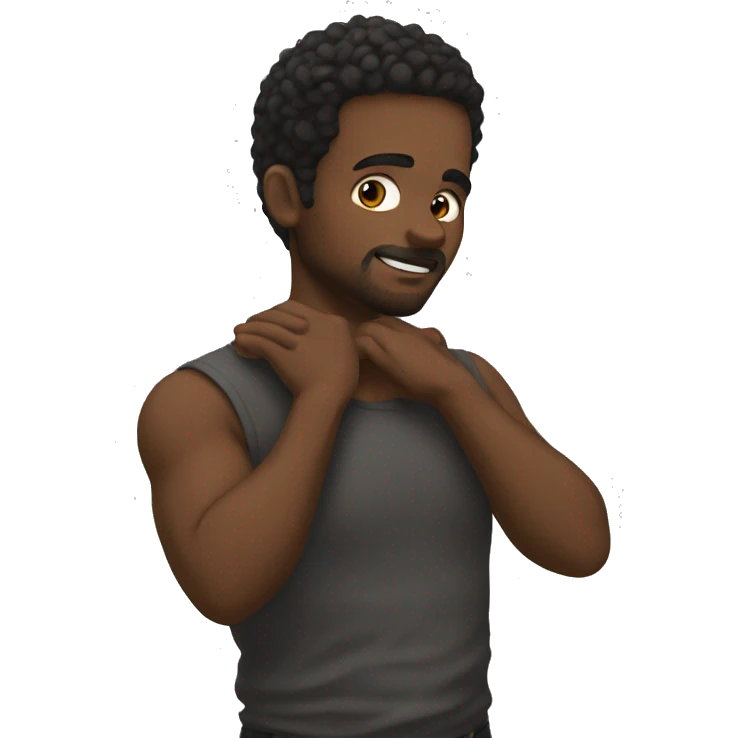 Scratching my own back emoji