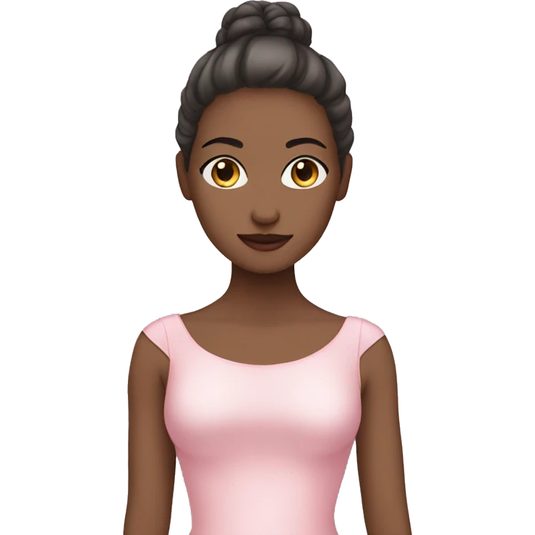 white skinned person wearing pink soft ballet dress emoji