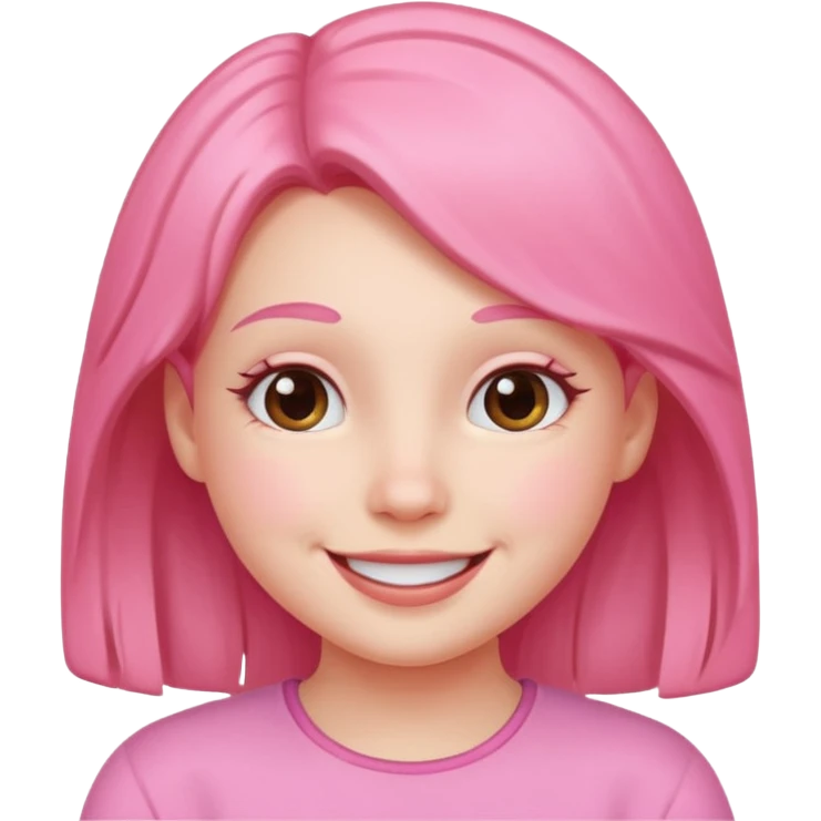 Pink girl emoji