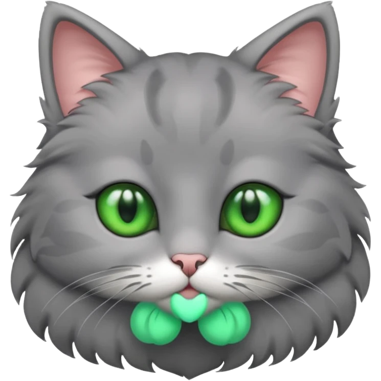 Gray kitty emoji