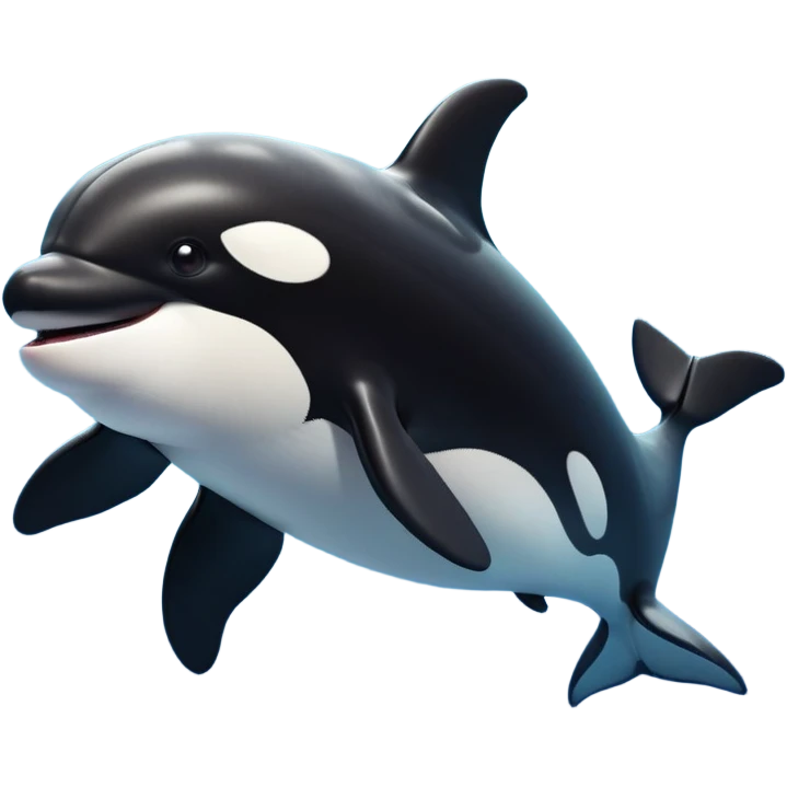 cinematic-comical-orca-portrait-emoji,-head-tilted-dramatically-with-an-exaggeratedly-shocked-expression,-featuring-a-sleek-black-and-white-body-with-wide,-comically-expressive-eyes-full-of-playful-disbelief-and-animated-flippers,-simple emoji