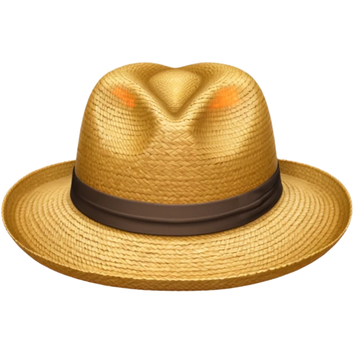 Chapeau de paille emoji