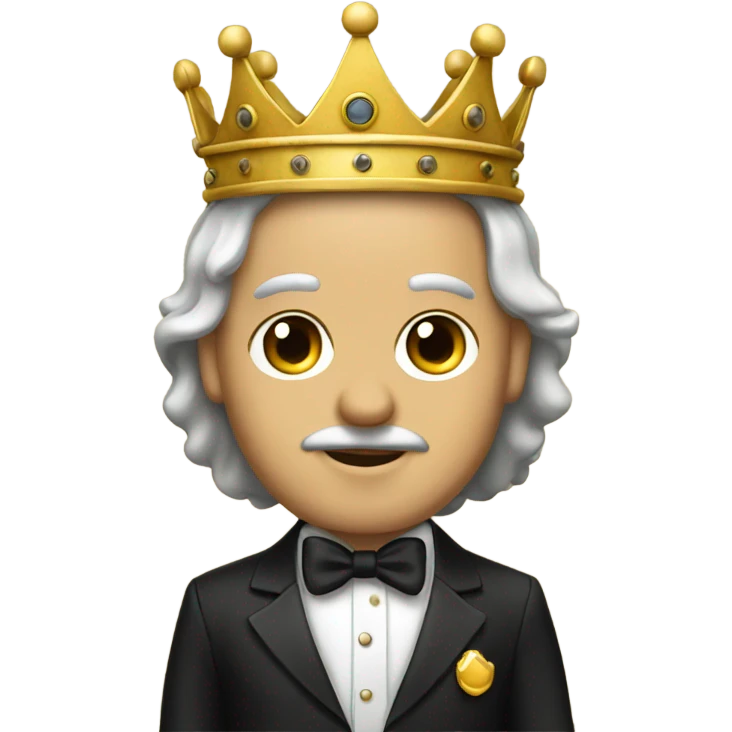 King wearing a tuxedo  emoji