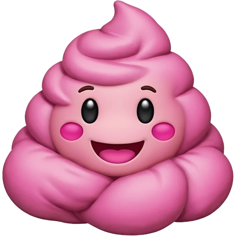 Pink poop emoji emoji