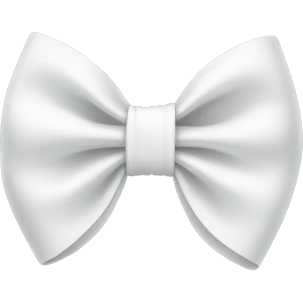 White bow emoji