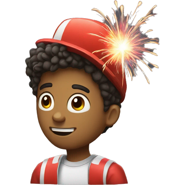 big firecracker emoji