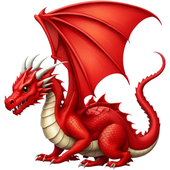 Red dragon from Wales flag emoji