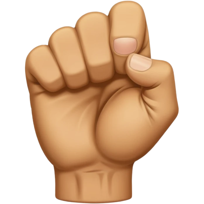 closed fist emoji
