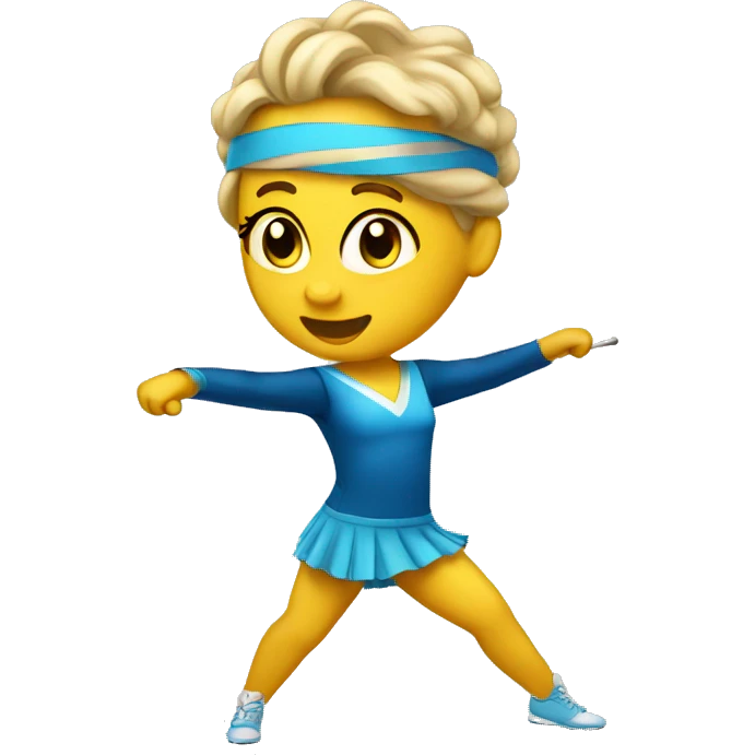 Baton twirling emoji