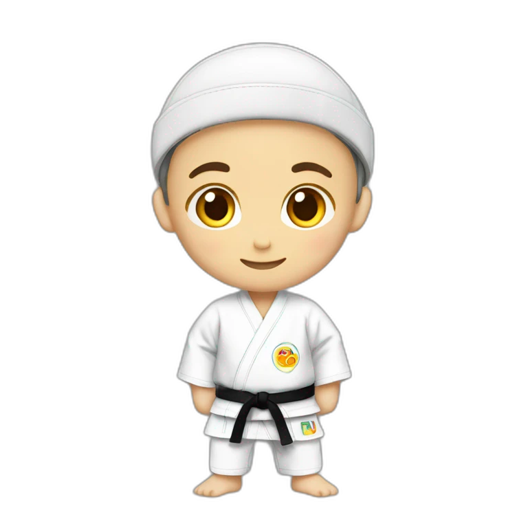 Un niño judoka emoji
