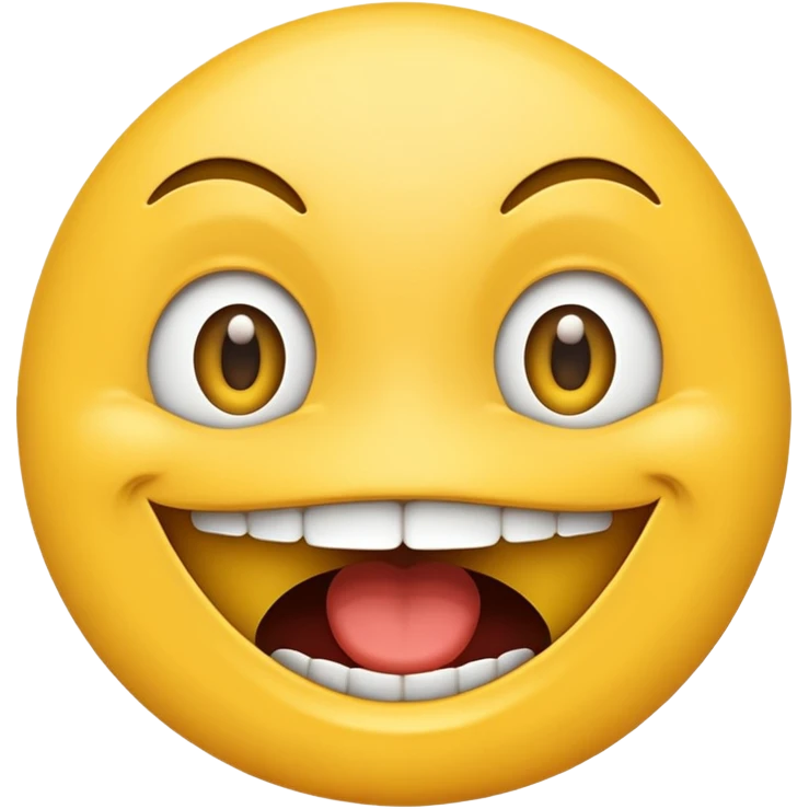 The 😬 mouth with the 😁 eyes please emoji