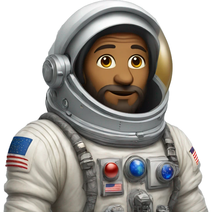 Leonardo da Vinci astronaut emoji