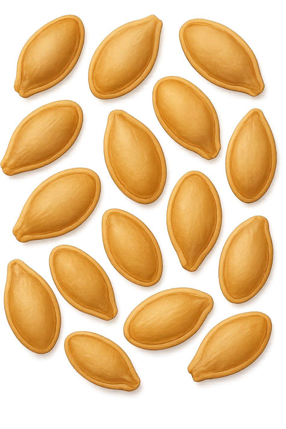 semi di zucca viste dall'alto emoji